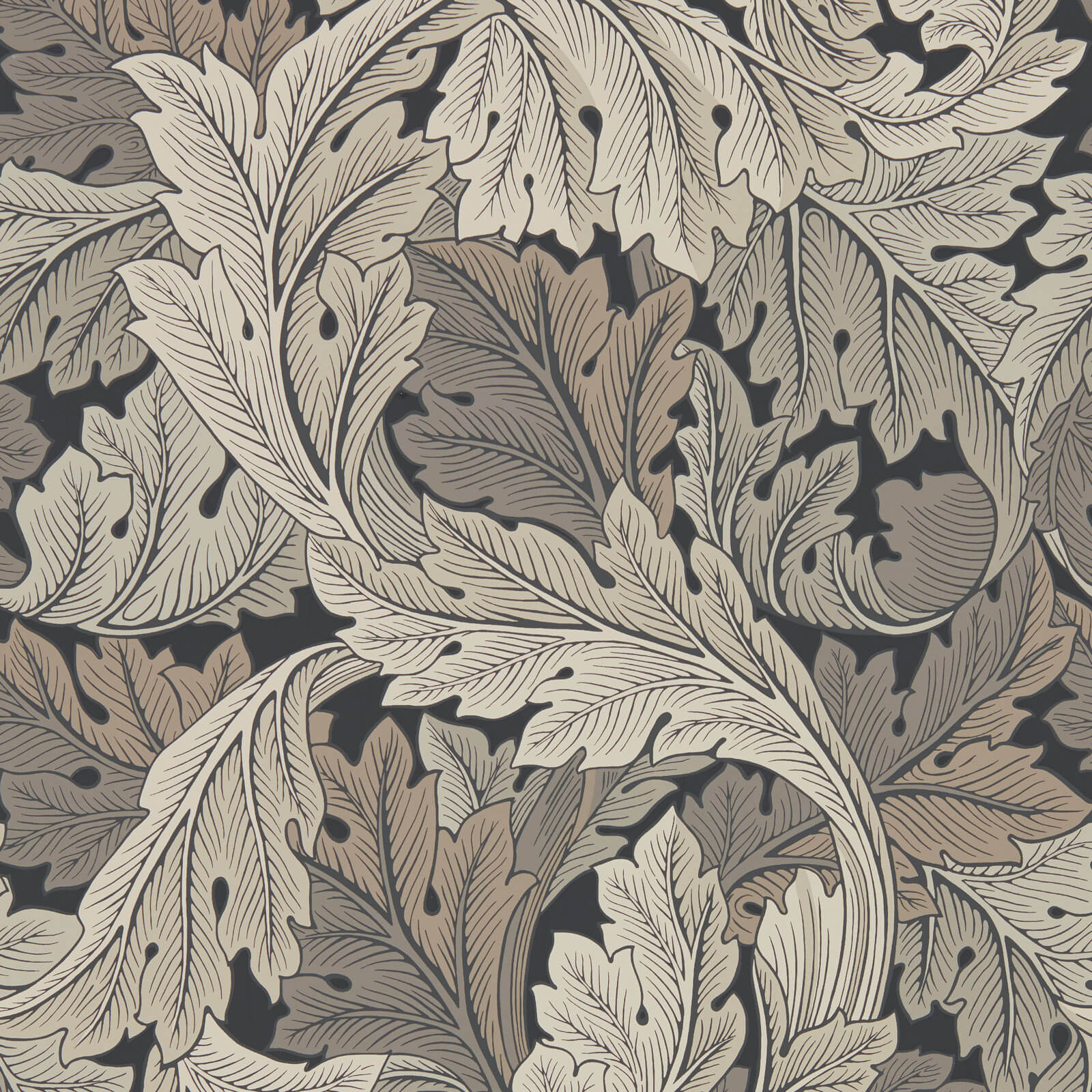 Acanthus Charcoal/Grey