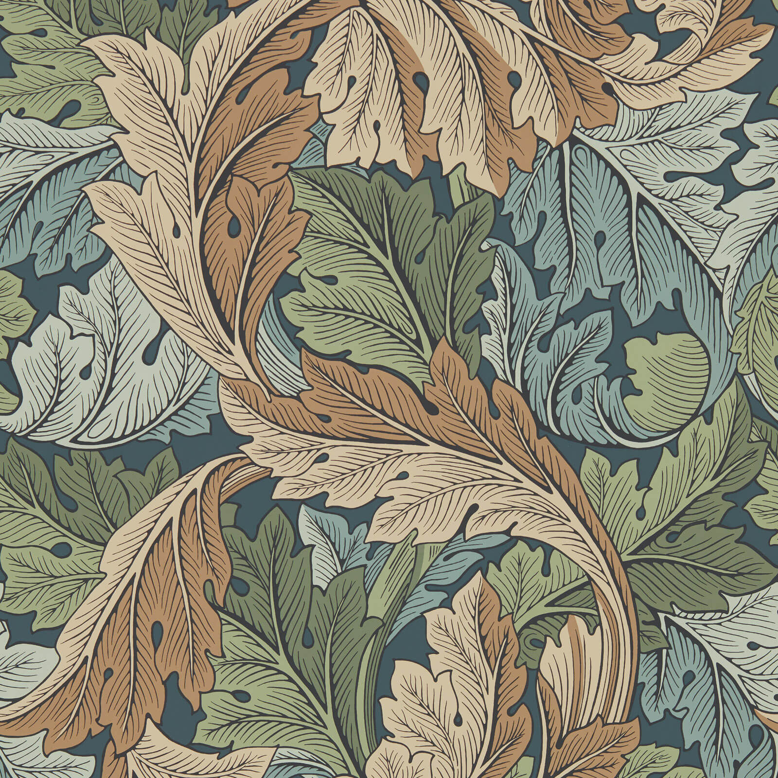 Acanthus Slate Blue/Thyme